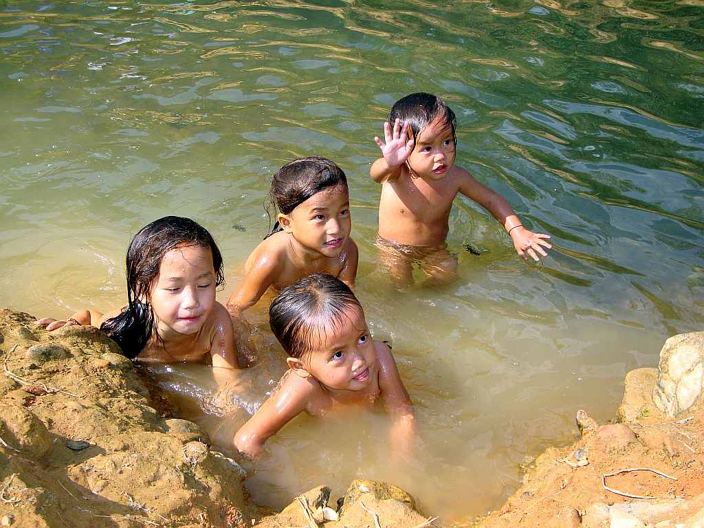 mit kindern in thailand