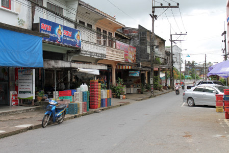 thailändische provinz ruhige stadt