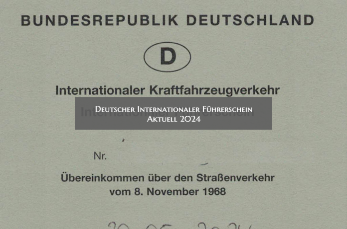 Deutscher internationaler Führerschein Internationaler Führerschein